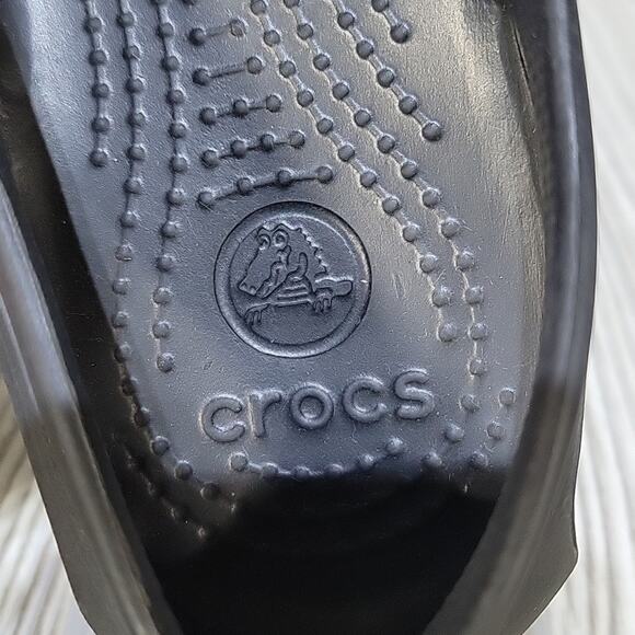 CROCS Kadee Black Flats, Women's Size 6 - Picture 11 of 11